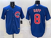Men's Chicago Cubs #8 Ian Happ Royal Cool Base Stitched Jersey,baseball caps,new era cap wholesale,wholesale hats